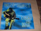 WIZZ JONES.   RARE LP, LUCKY THE MAN.  RENBOURN. CLIVE PALMER,  McSHEE, SIGNED