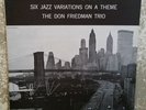Don Friedman Trio A Day In The City LP Jazz 1st Original Pressing RIVERSIDE Mono