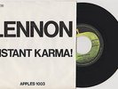 JOHN LENNON - INSTANT KARMA - RARE GERMAN APPLE PS 45 APPLES 1003