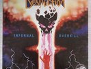 DESTRUCTION Infernal overkill LP Vinyl EXC- Cover VG+ Insert German press
