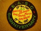 ORIGINAL NORTHERN SOUL PATCH-E.A.S.C 6TH 1981 NOV 1981-B RAE/K DRAPER/MARCO-EX
