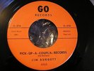 JIM BURGETT on Go Pick-Up-A-Coupl'a-Records Split Personality Rockabilly Rock 45