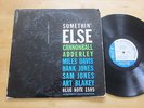 Cannonball Adderley - Somethin' Else LP Blue Note 47. W. 63rd Mono Orig. RVG Ear