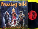 RUNNING WILD Masquerade RARE 1995 GERMAN ORIGINAL 1st PRESS LP EX Pile Of Skulls