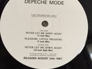 Depeche Mode - Never Let Me Down Again - Promo P 12 Bong 14 - Very Rare Mint