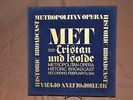 Richard Wagner's Tristan und Isolde Metropolitan Opera Recording 02/08/1941 LP