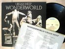 Uriah Heep Wonderworld + Inner A-3 B-2 ?LISTEN? UK LP Bronze ILPS9280 1974 EX