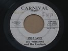 NORTHERN 45 - LEE WILLIAMS & THE CYMBALS - LOST LOVE / PEEPIN - CARNIVAL DJ
