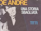 DE ANDRE' FABRIZIO: UNA STORIA SBAGLIATA (RARA STAMPA TEDESCA)BEAT ITALIANO NM