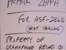 FRANK ZAPPA - The Man From Utopia VERY RARE, 12