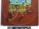 YES (rock band) Jon Anderson/full band signed autograph Record PROOF