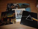 Pink Floyd: 5 LP's DARK SIDE.., ANIMALS, WISH YOU..., MEDDLE, OBSCURED BY CLOUDS