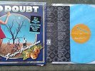 No Doubt Tragic Kingdom Blue/White Marble Vinyl LP Newbury Comics EX