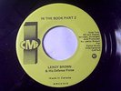 REGGAE-  Killer DISCO BOOGIE FUNK 45 - Leroy Brown - In The Book/ CMI CANADIAN