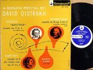 VANGUARD Beethoven Leclair DAVID OISTRAKH Violin Sonata Recital VRS-6024 EX+