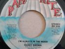 RANDY BROWN - ALWAYS IN THE MOOD - PARACHUTE RECORDS MODERN / NORTHERN SOUL