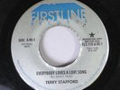 Pop Promo 45 Terry Stafford - Everybody Loves A Love Song / Texas Moon Palace On