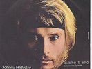johnny hallyday pressage ITALIEN 45 tours Quanto ti amo label bleu variante 1