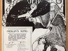 Jed - Merlin's Song 1982 LP private press psych folk acid