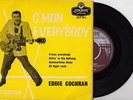 EDDIE COCHRAN C'Mon Everybody (LONDON) R/C Yellow Sleeve UK EP