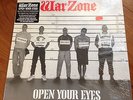 WAR ZONE Open Your Eyes LP Caroline 1361 NYC Skinhead Hardcore EXC in SHRINK