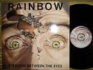 RAINBOW, STRAIGHT BETWEEN THE EYES /GLOVER/ LP 1982 UK A//2 B//2 EX+/NM INNER/SL