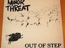 MINOR THREAT  OUT OF STEP DISCHORD 1983 LP W/ 2 INSERTS RARE MINT- IAN MacKAYE