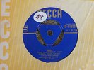 GOLD TRI DECCA 45 DAVID WHITFIELD SMILE / HOW WHEN OR WHERE
