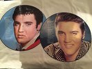ELVIS PRESLEY DOUBLE PICTURE DISC LP SET (TRIBUTE TO ELVIS) ON RCA ANIV 10