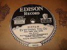 Edison Record 51372 Harry Raderman Joseph Phillips Arthur Hall  EXCELLENT Cond