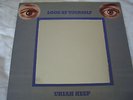 ? URIAH HEEP - LOOK AT YOURSELF ?BRONZE JAPAN ? MIRROR SLEEVE, INSERT  EX/EX  LP