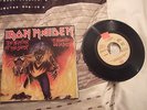 IRON MAIDEN THE NUMBER OF THE BEAST SPANISH PROMOTION SINGLE HEAVY METAL