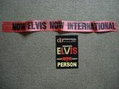 Elvis Presley Super Rare 1969 Las Vegas Ribbon-tape Look