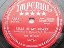 the SPIDERS bells in my heart for a thrill 1954 IMPERIAL 78 doo-wop R&B w68