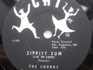 the CHORDS Zippity Zum / Bless You ORIGINAL Cat Label 109 Doo-Wop 78 w74