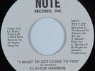 Deep Soul/Funk 45 CLINTON HARMON I Want to Get Close to You NOTE HEAR