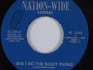Sweet Soul 45 ATTRACTIONS Did I Do the Right Thing NATION-WIDE HEAR