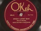 78 RPM  King Oliver's Jazz Band (with Louis Armstrong), Okeh 4906, E  jazz