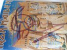 Iron Maiden SIGNED by BRUCE DICKINSON & NICKO 1984 Powerslave UK Cassette Tape