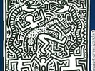 ORIGINAL 1983 PROMO KEITH HARING ART PRINT & HIP HOP B.BOY VINYL RECORD EX+ RARE