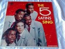 The Five Satins Sing LP Ember 100 Doo Wop VG