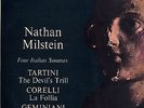 NATHAN MILSTEIN - FOUR ITALIAN SONATAS /TARTINI,CORELLI,VIVALDI orig stereo LP