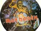 1983 US ORIGINAL IRON MAIDEN PIECE OF MIND LP PICTURE PIC DISC SEAX 12306
