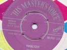 Elvis Presley Paralyzed HMV POP 378 EX+ silver print