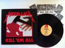 Metallica - Kill Em All LP Original with Insert Guns N Roses Ex Condition