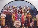 THE BEATLES SGT PEPPER'S LONELY HEARTS CLUB BAND PICTURE DISC LP STEREO IMPORT
