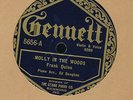 Frank Quinn Gennett 5656 E Irish American 78 Molly In the Woods b/w Old Skib