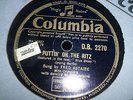 FRED ASTAIRE Puttin' on the Ritz / Crazy Feet 78 COLUMBIA DB2270