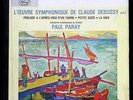 Debussy Paul Paray Detroit : La Mer - Prélude faune - Petite suite LP NM, CV EX