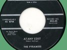 PYRAMIDS At Any Cost / Okay Baby 45rpm Davis 1956 NYC doo-wop